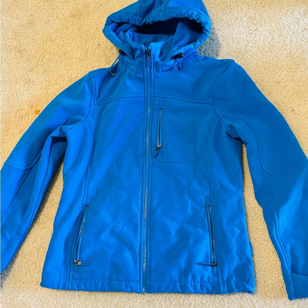 Blue fall jacket for women size US XL